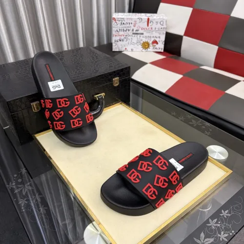 Wholesale Dolce &amp; Gabbana D&amp;G Slippers For Men #1455743 $45.00 USD, Wholesale Quality Replica Dolce &amp; Gabbana D&amp;G Slippers