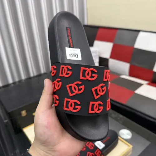 Replica Dolce & Gabbana D&G Slippers For Men #1455743 $45.00 USD for Wholesale
