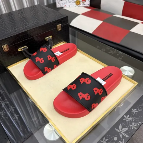 Replica Dolce & Gabbana D&G Slippers For Men #1455746 $45.00 USD for Wholesale