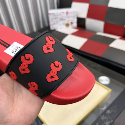 Replica Dolce & Gabbana D&G Slippers For Men #1455746 $45.00 USD for Wholesale