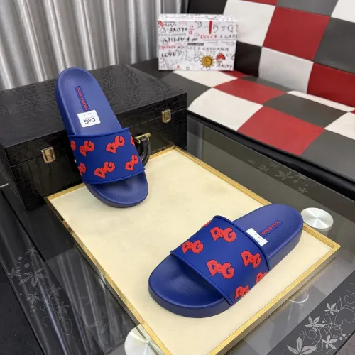 Wholesale Dolce &amp; Gabbana D&amp;G Slippers For Men #1455748 $45.00 USD, Wholesale Quality Replica Dolce &amp; Gabbana D&amp;G Slippers