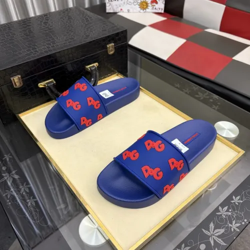Replica Dolce & Gabbana D&G Slippers For Men #1455748 $45.00 USD for Wholesale