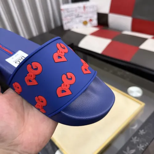Replica Dolce & Gabbana D&G Slippers For Men #1455748 $45.00 USD for Wholesale