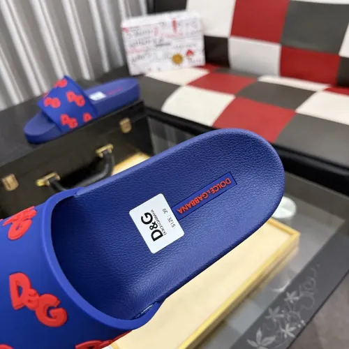 Replica Dolce & Gabbana D&G Slippers For Men #1455748 $45.00 USD for Wholesale