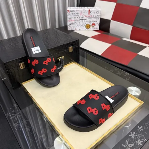 Wholesale Dolce &amp; Gabbana D&amp;G Slippers For Men #1455749 $45.00 USD, Wholesale Quality Replica Dolce &amp; Gabbana D&amp;G Slippers
