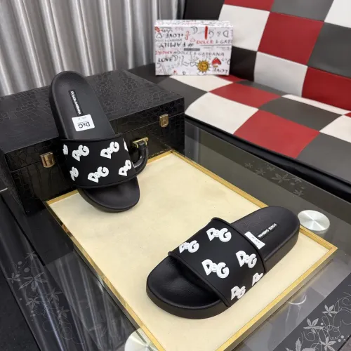 Wholesale Dolce &amp; Gabbana D&amp;G Slippers For Men #1455750 $45.00 USD, Wholesale Quality Replica Dolce &amp; Gabbana D&amp;G Slippers