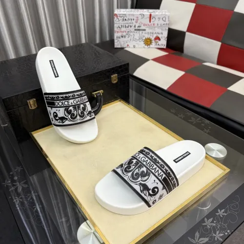 Wholesale Dolce &amp; Gabbana D&amp;G Slippers For Men #1455751 $45.00 USD, Wholesale Quality Replica Dolce &amp; Gabbana D&amp;G Slippers