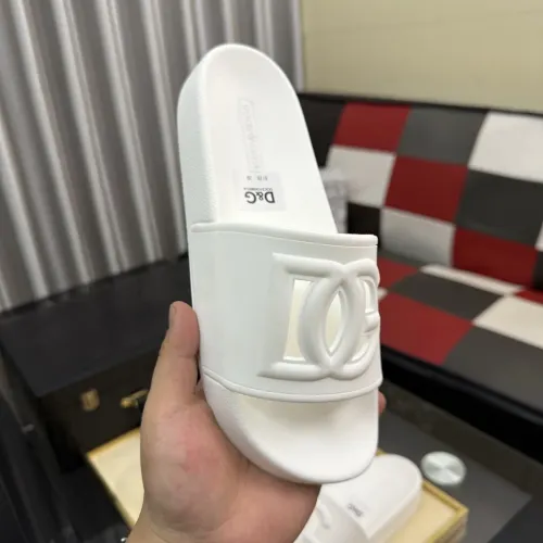 Replica Dolce & Gabbana D&G Slippers For Men #1455753 $45.00 USD for Wholesale
