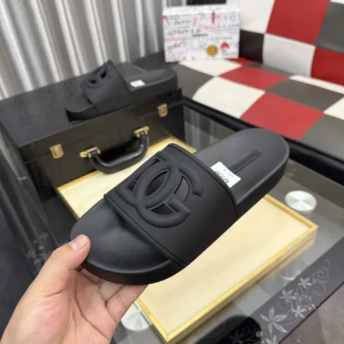 Wholesale Dolce &amp; Gabbana D&amp;G Slippers For Men #1455754 $45.00 USD, Wholesale Quality Replica Dolce &amp; Gabbana D&amp;G Slippers