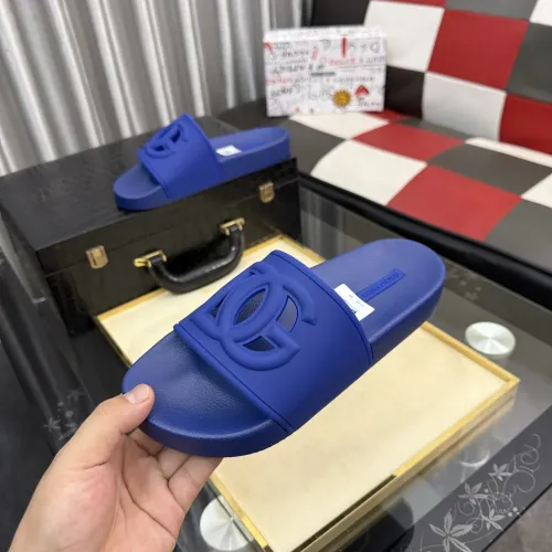 Wholesale Dolce &amp; Gabbana D&amp;G Slippers For Men #1455755 $45.00 USD, Wholesale Quality Replica Dolce &amp; Gabbana D&amp;G Slippers