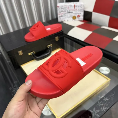 Wholesale Dolce &amp; Gabbana D&amp;G Slippers For Men #1455757 $45.00 USD, Wholesale Quality Replica Dolce &amp; Gabbana D&amp;G Slippers