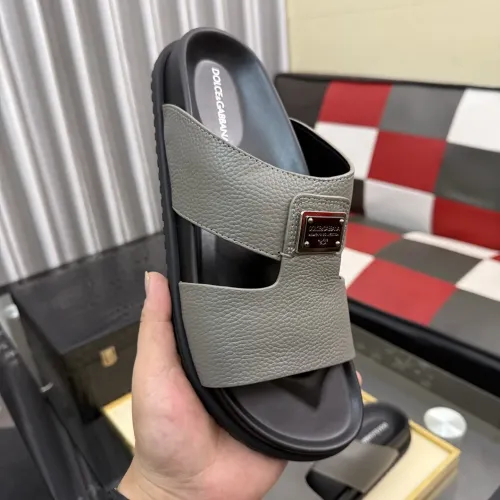 Replica Dolce & Gabbana D&G Slippers For Men #1455760 $64.00 USD for Wholesale