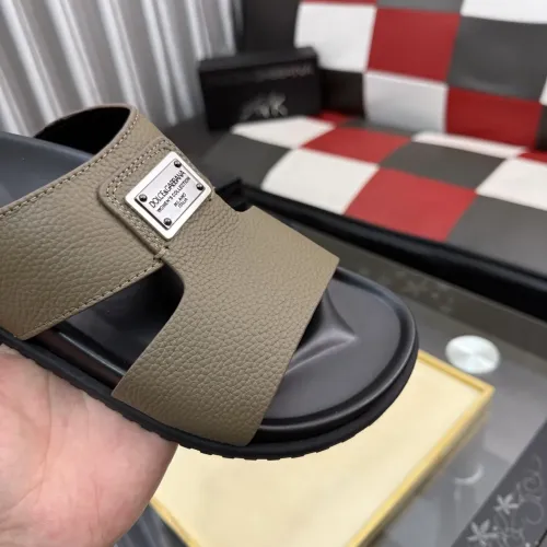 Replica Dolce & Gabbana D&G Slippers For Men #1455761 $64.00 USD for Wholesale