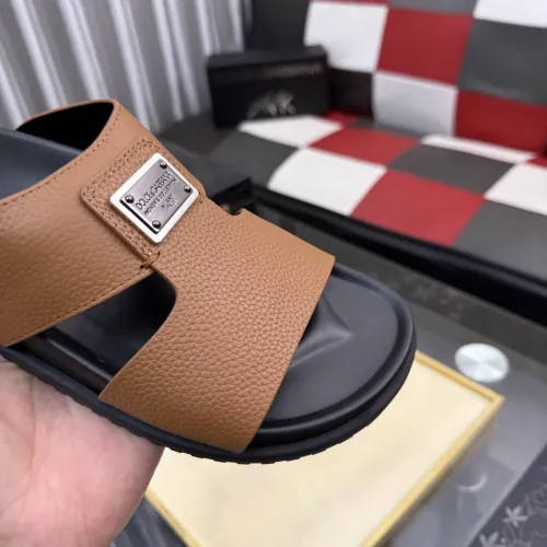 Replica Dolce & Gabbana D&G Slippers For Men #1455762 $64.00 USD for Wholesale