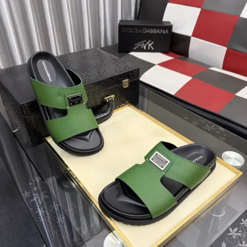 Replica Dolce & Gabbana D&G Slippers For Men #1455763 $64.00 USD for Wholesale
