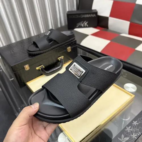 Wholesale Dolce &amp; Gabbana D&amp;G Slippers For Men #1455765 $64.00 USD, Wholesale Quality Replica Dolce &amp; Gabbana D&amp;G Slippers