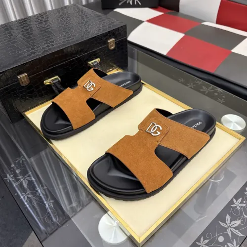 Replica Dolce & Gabbana D&G Slippers For Men #1455767 $64.00 USD for Wholesale
