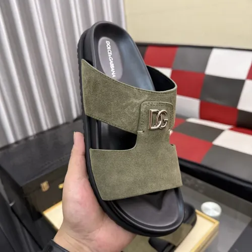 Replica Dolce & Gabbana D&G Slippers For Men #1455768 $64.00 USD for Wholesale