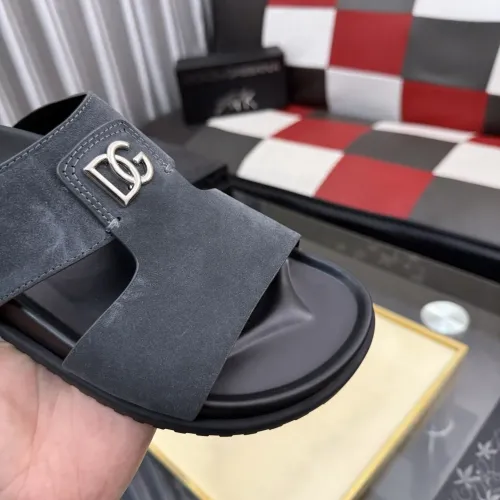 Replica Dolce & Gabbana D&G Slippers For Men #1455769 $64.00 USD for Wholesale