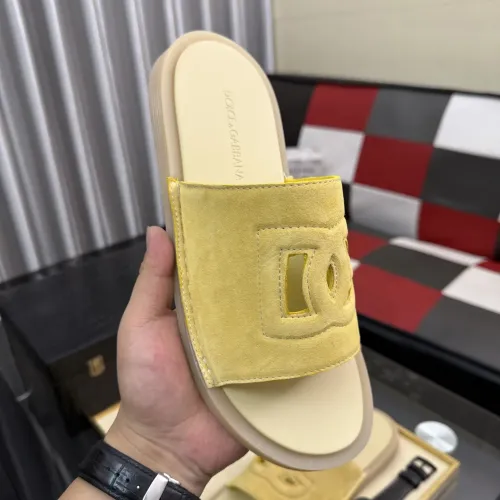 Replica Dolce & Gabbana D&G Slippers For Men #1455770 $52.00 USD for Wholesale