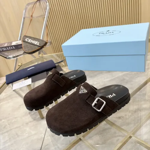 Wholesale Prada Slippers For Men #1455882 $92.00 USD, Wholesale Quality Replica Prada Slippers
