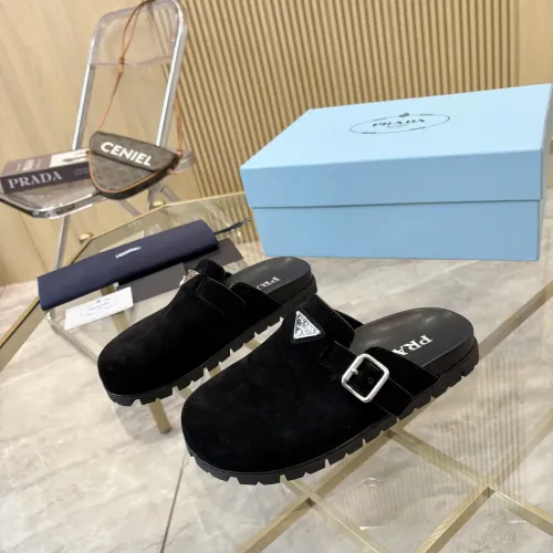 Wholesale Prada Slippers For Women #1455885 $92.00 USD, Wholesale Quality Replica Prada Slippers