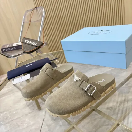Wholesale Prada Slippers For Men #1455886 $92.00 USD, Wholesale Quality Replica Prada Slippers