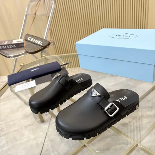Wholesale Prada Slippers For Men #1455888 $92.00 USD, Wholesale Quality Replica Prada Slippers