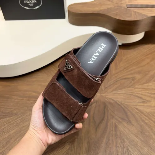 Replica Prada Slippers For Men #1455891 $98.00 USD for Wholesale