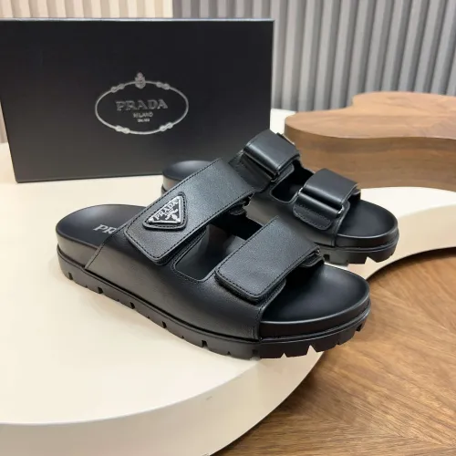 Replica Prada Slippers For Men #1455893 $98.00 USD for Wholesale