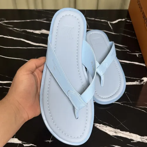 Replica Louis Vuitton Slippers For Men #1455970 $52.00 USD for Wholesale