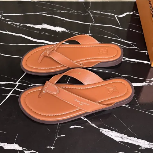 Wholesale Louis Vuitton Slippers For Men #1455973 $52.00 USD, Wholesale Quality Replica Louis Vuitton Slippers