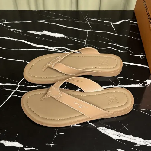 Wholesale Louis Vuitton Slippers For Men #1455974 $52.00 USD, Wholesale Quality Replica Louis Vuitton Slippers