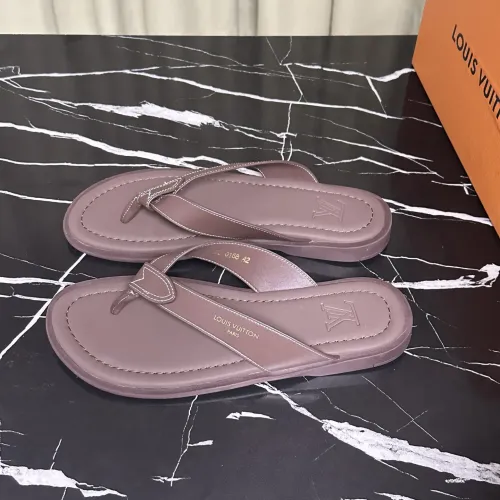 Wholesale Louis Vuitton Slippers For Men #1455975 $52.00 USD, Wholesale Quality Replica Louis Vuitton Slippers