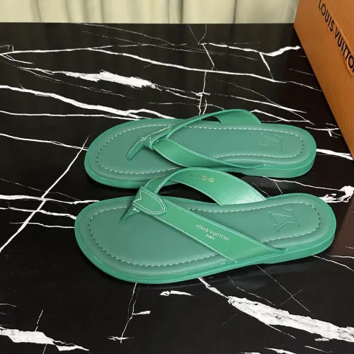 Wholesale Louis Vuitton Slippers For Men #1455977 $52.00 USD, Wholesale Quality Replica Louis Vuitton Slippers