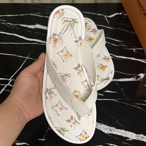 Replica Louis Vuitton Slippers For Men #1455980 $56.00 USD for Wholesale