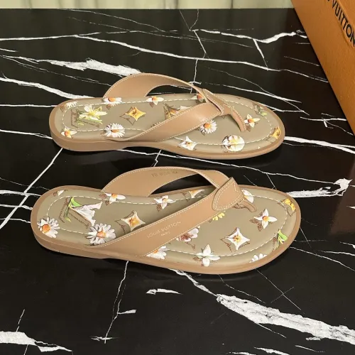 Replica Louis Vuitton Slippers For Men #1455982 $56.00 USD for Wholesale
