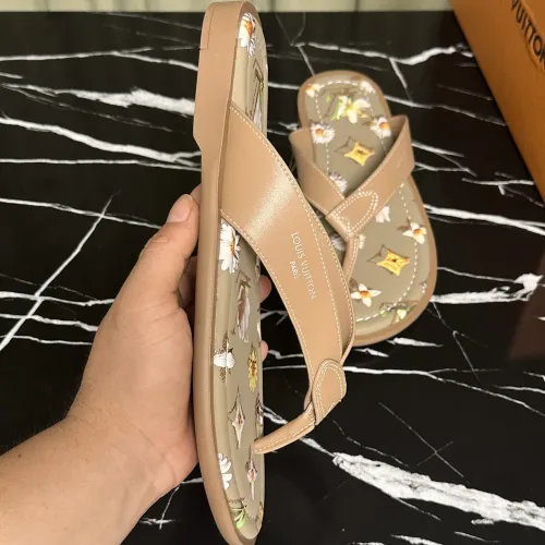 Replica Louis Vuitton Slippers For Men #1455982 $56.00 USD for Wholesale