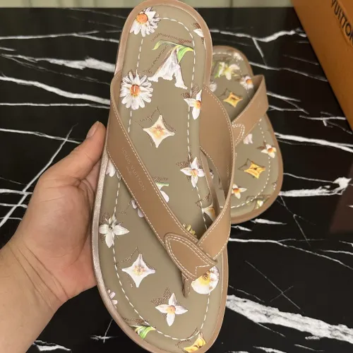 Replica Louis Vuitton Slippers For Men #1455982 $56.00 USD for Wholesale