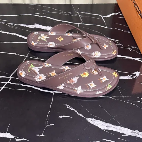 Replica Louis Vuitton Slippers For Men #1455983 $56.00 USD for Wholesale