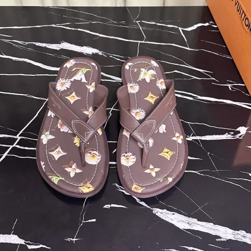 Replica Louis Vuitton Slippers For Men #1455983 $56.00 USD for Wholesale