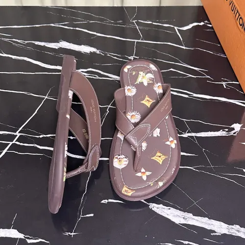 Replica Louis Vuitton Slippers For Men #1455983 $56.00 USD for Wholesale