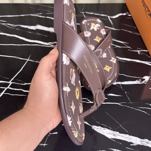 Replica Louis Vuitton Slippers For Men #1455983 $56.00 USD for Wholesale