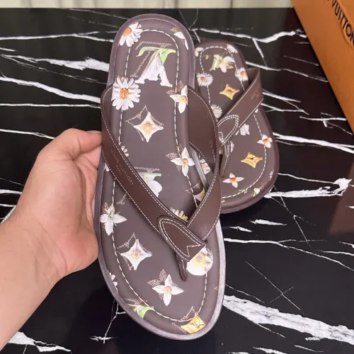 Replica Louis Vuitton Slippers For Men #1455983 $56.00 USD for Wholesale