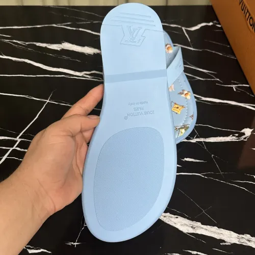 Replica Louis Vuitton Slippers For Men #1455984 $56.00 USD for Wholesale
