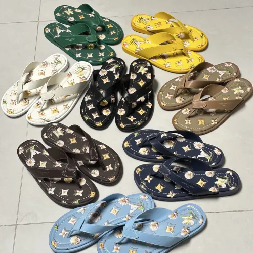 Replica Louis Vuitton Slippers For Men #1455984 $56.00 USD for Wholesale