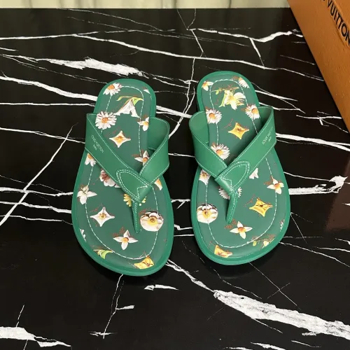 Replica Louis Vuitton Slippers For Men #1455985 $56.00 USD for Wholesale
