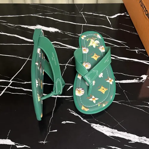 Replica Louis Vuitton Slippers For Men #1455985 $56.00 USD for Wholesale