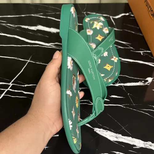 Replica Louis Vuitton Slippers For Men #1455985 $56.00 USD for Wholesale