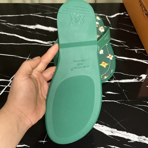 Replica Louis Vuitton Slippers For Men #1455985 $56.00 USD for Wholesale